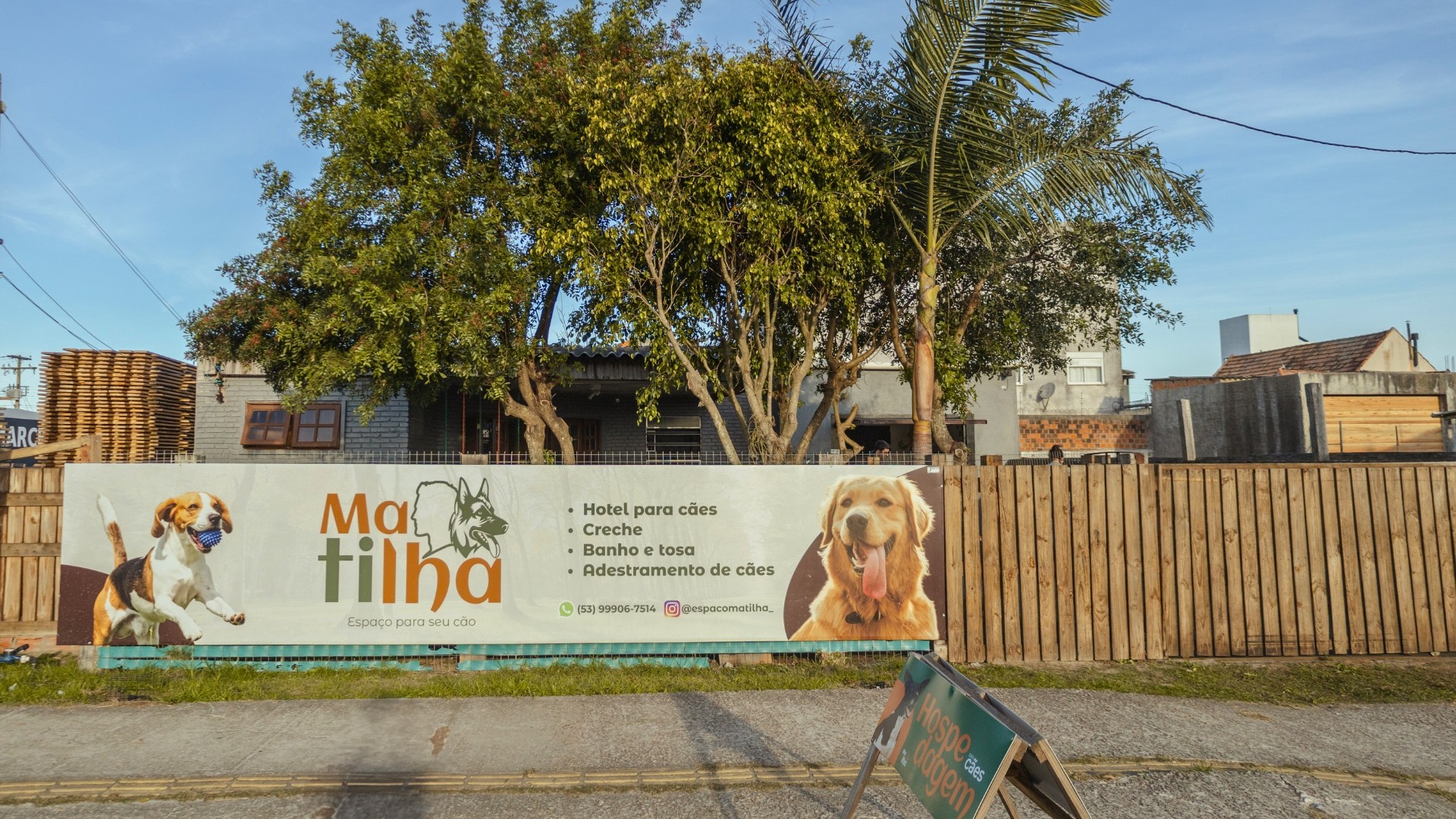 Essa é a entrada do paraíso canino (sim, eu sou exagerada)