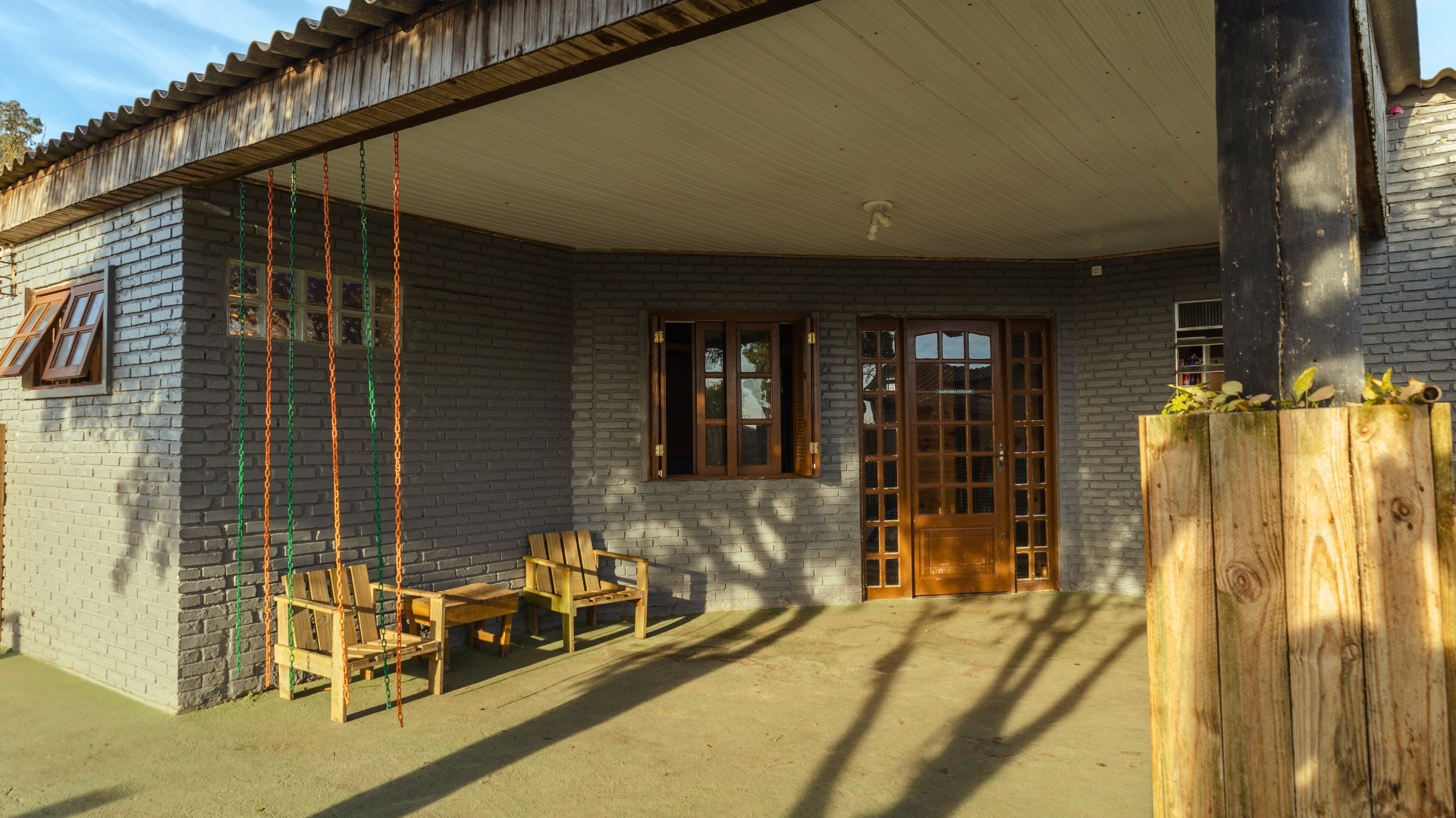 Aqui é meu pátio favorito!